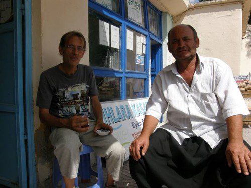 Michel et Süleyman à Ihlara