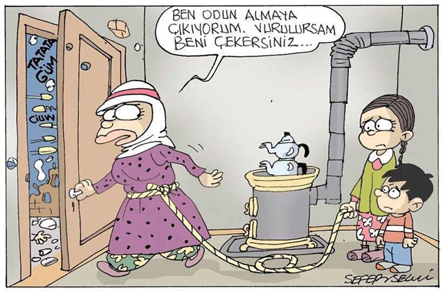 couvre-feu-kurdistan-caricature-sefer-selvi-drapeau blanc