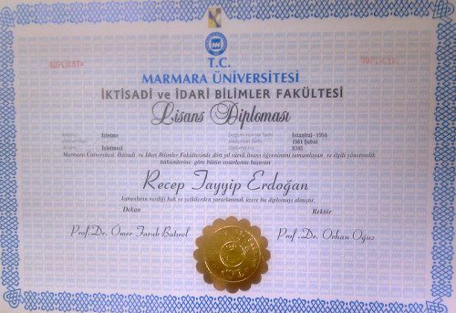 diplome-tayyip-erdogan