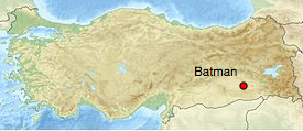 carte turquie batman