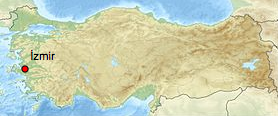carte turquie izmir