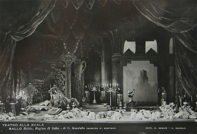 decor scene la scala belkiz saba 1932