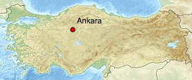 turquie carte ankara