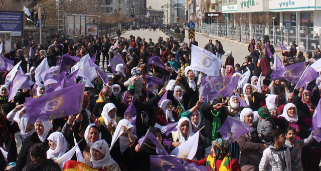 van femmes manifestation