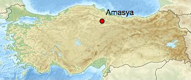 amasya carte turquie grève