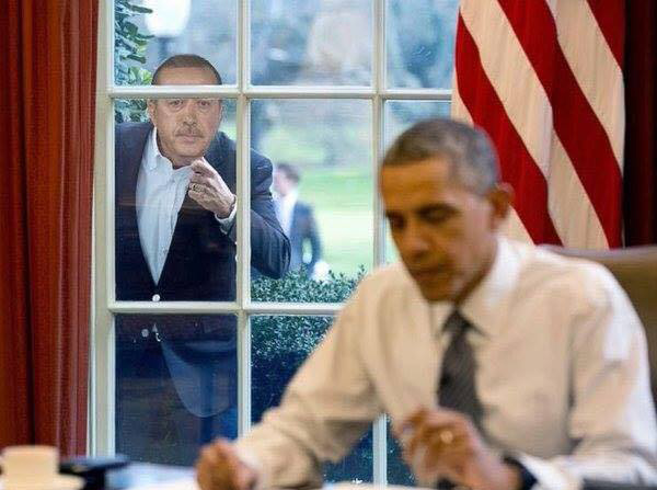 erdogan frappe fenetre obama