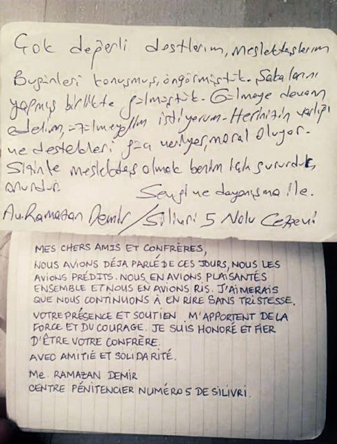 message ramazan demir avocats
