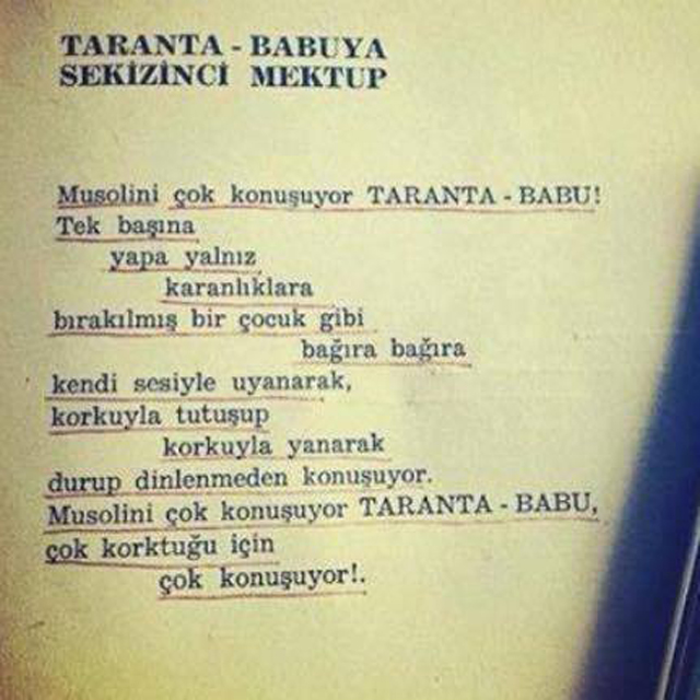 nazim hikmet taranta babu 8 mussolini
