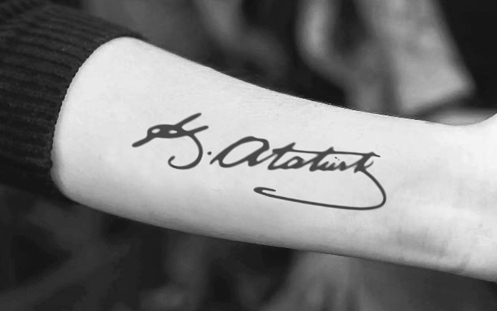 tatoo ataturk