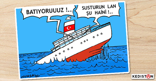 Parler à crayon couvert d’Afrin • Caricatures | Mizah&nbsp;Haber