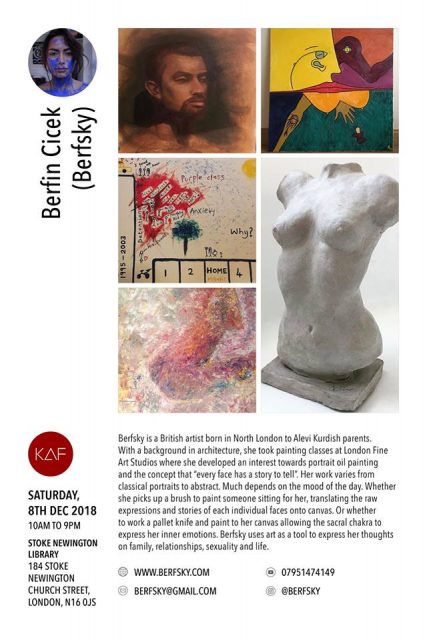 Kurdish Art Fair 2018 Berfin Cicek