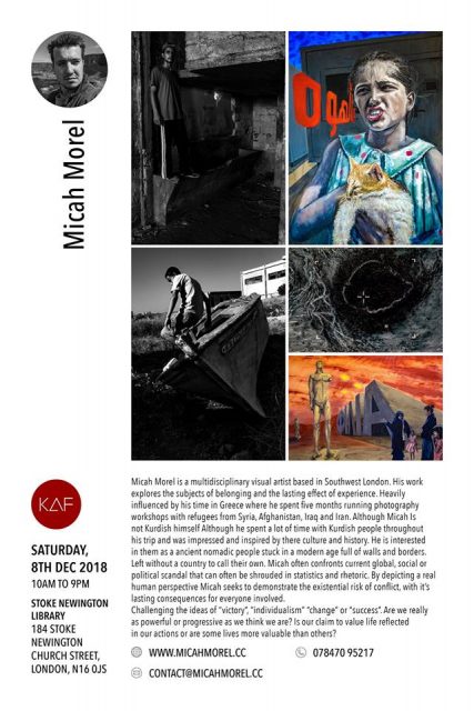 Kurdish Art Fair 2018 Micah Morel