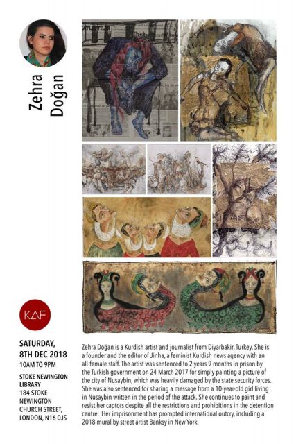 Kurdish Art Fair 2018 Zehra Dogan