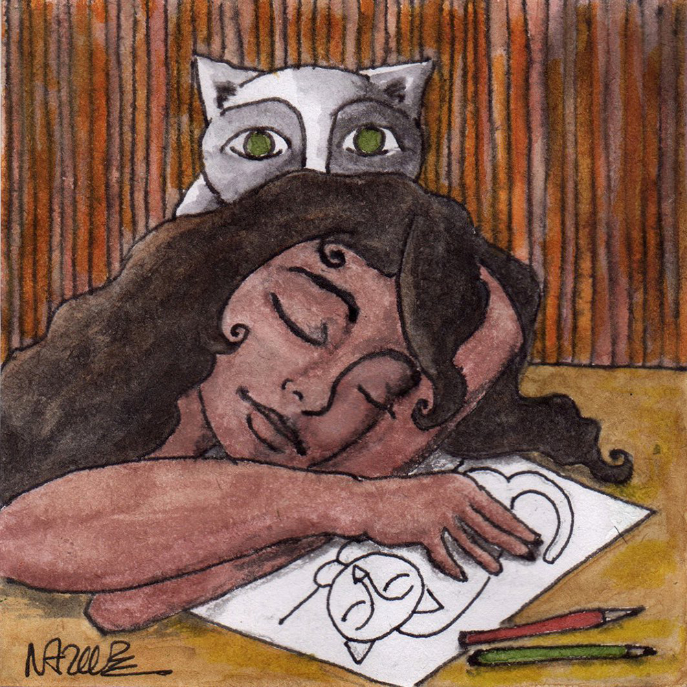 une pause artistique adoptart.net drawing naz oke