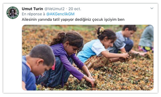 enfants saisonniers turquie